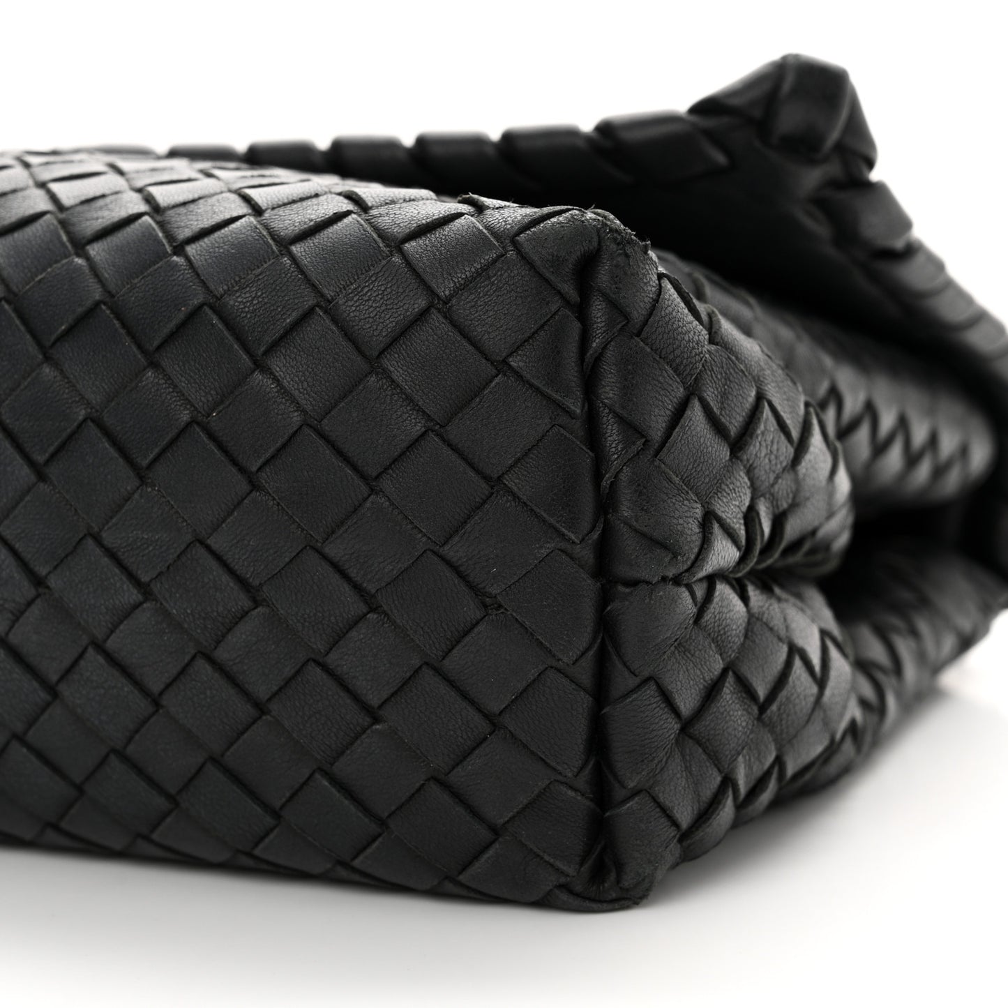 Nappa Intrecciato Small Olimpia Bag Black