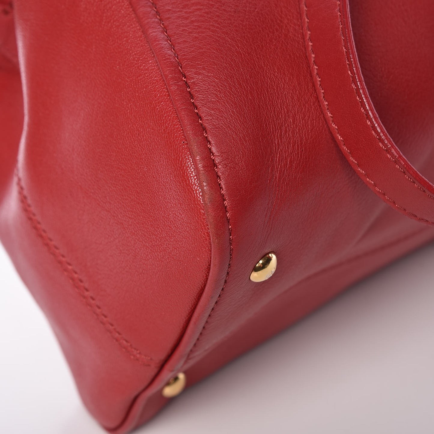 Vitello Capra Alabama Colorblock Large Chameleon Tote Ciliegia Bordeaux Ruby