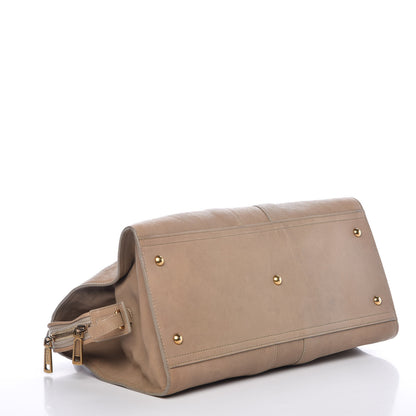 Saint Laurent Sheepskin Medium Cabas ChYc Taupe 4 of 22