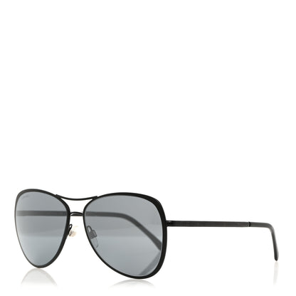 Chanel Pilot Summer Aviator Sunglasses 4223 Black 1 of 8