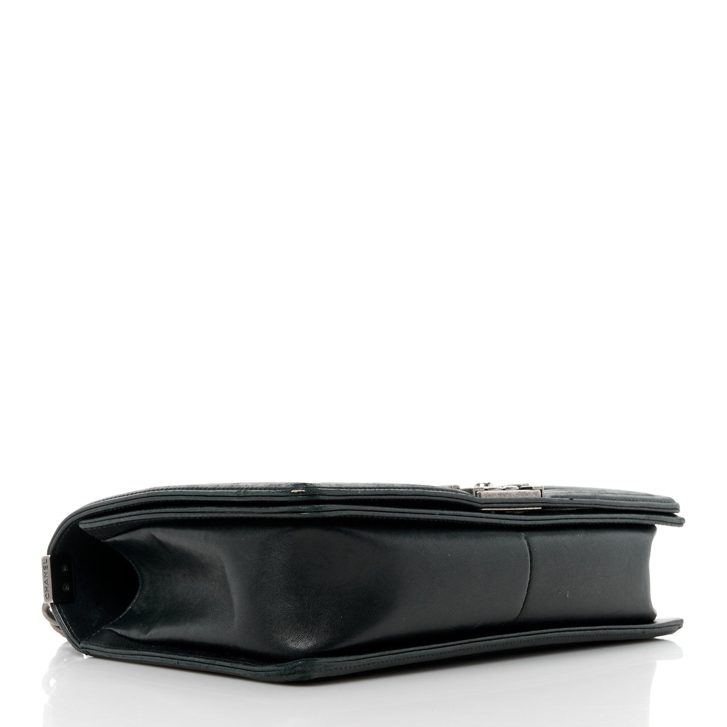 Calfskin Quilted New Medium Boy Flap Black