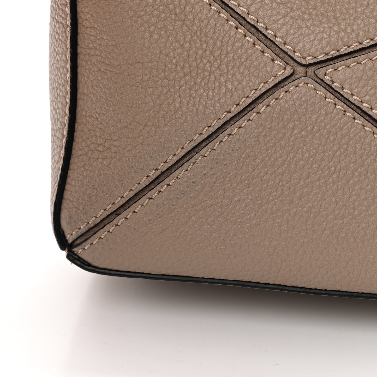 Calfskin Mini Puzzle Bag Sand