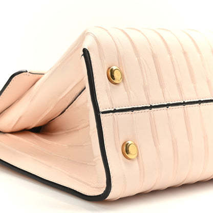 Salvatore Ferragamo Calfskin Trifolio Pinktuck Top Handle Bag Pink Lemonade 7 of 8