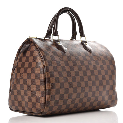 Louis Vuitton Damier Ebene Speedy 30 3 of 10
