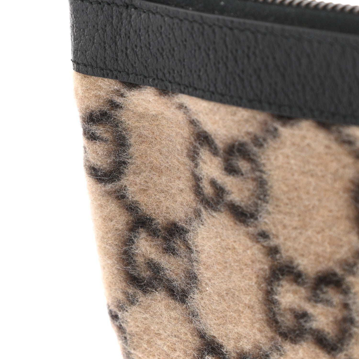 Gucci Covered Wool GG Monogram Smartphone Case Beige Ebony 11 of 11