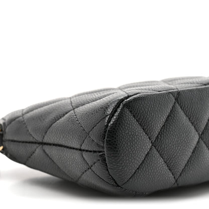 Chanel Caviar Quilted Classic Clutch with Chain Black 10 of 11