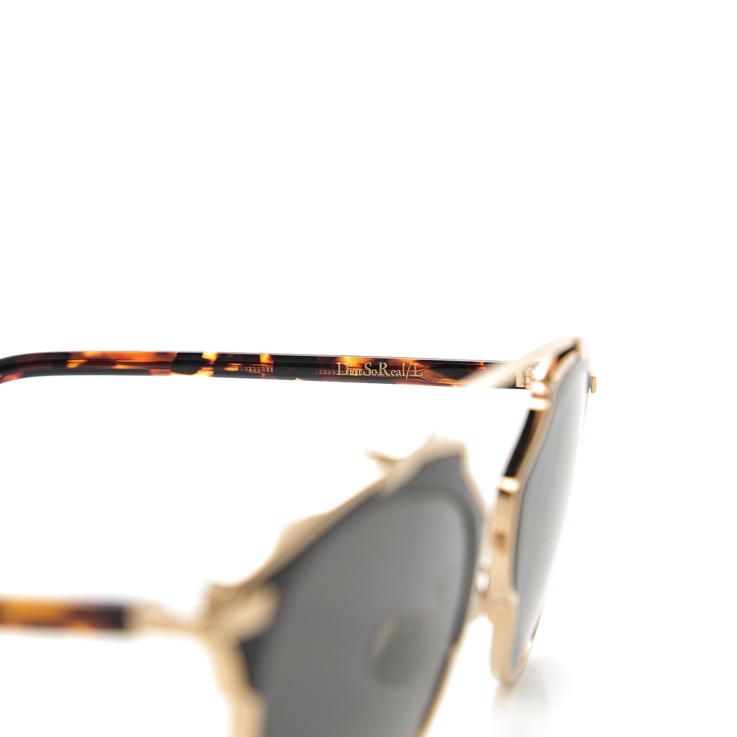 Metal Lambskin So Real Sunglasses Black