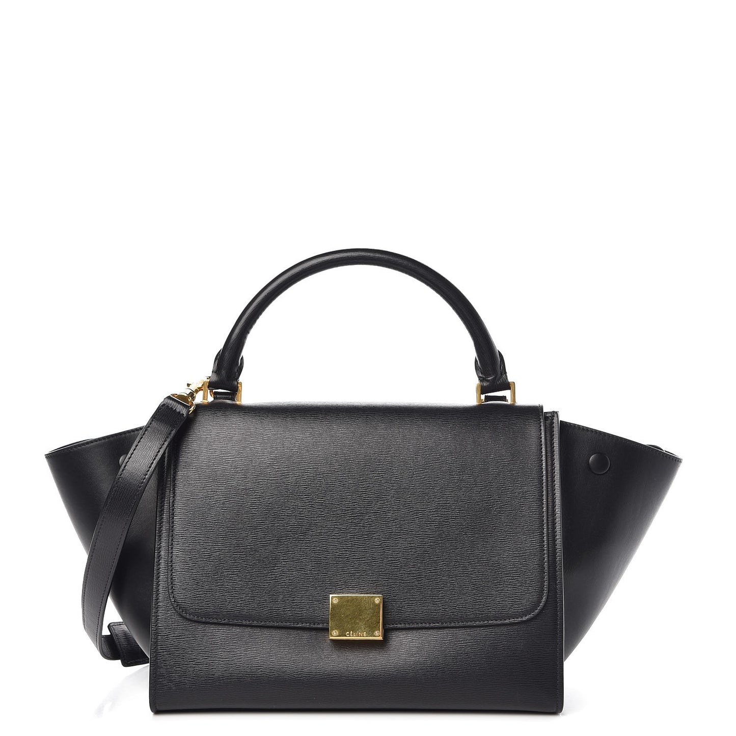 Liege Calfskin Small Trapeze Black