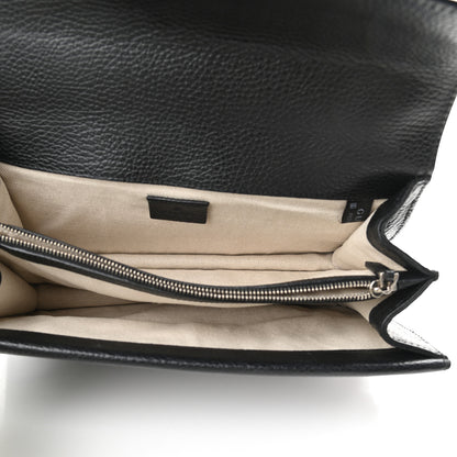 Gucci Pebbled Calfskin Small Dionysus Shoulder Bag Black 5 of 9