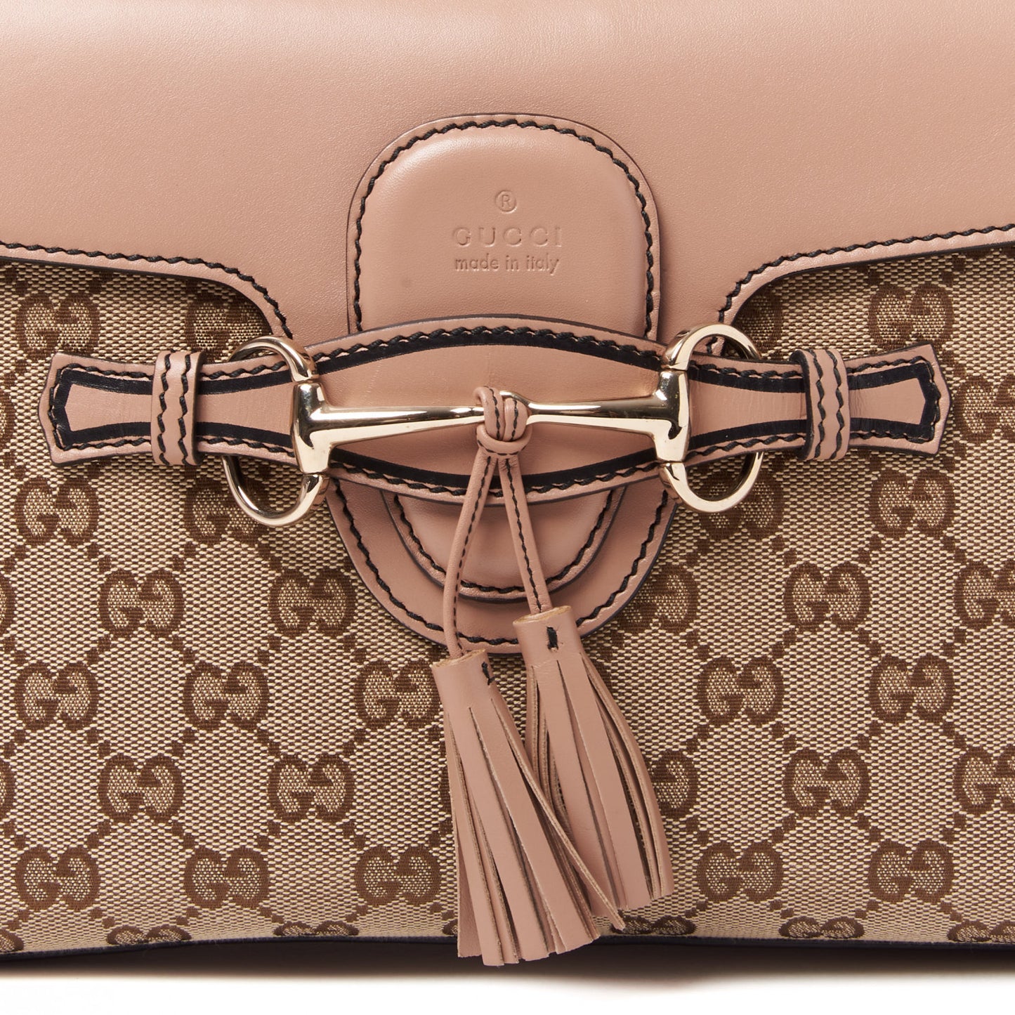 Monogram Medium Emily Chain Shoulder Bag Light Pink