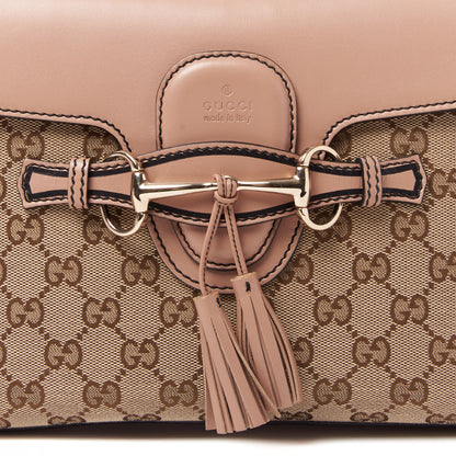 Gucci Monogram Medium Emily Chain Shoulder Bag Light Pink 7 of 8