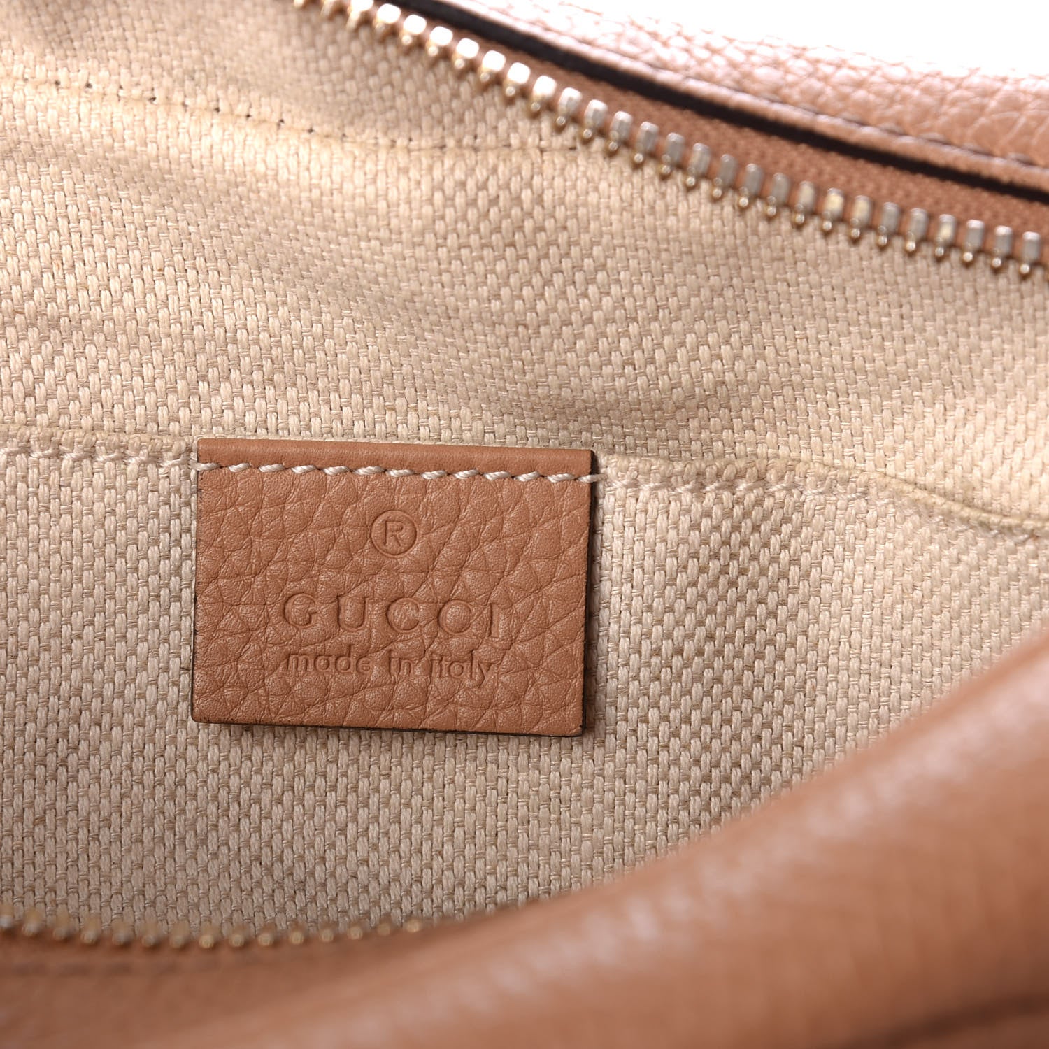 Gucci Cellarius Calfskin Small Soho Disco Bag Dusty Blush 6 of 8