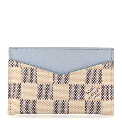 Louis Vuitton Damier Azur Daily Card Holder Olympe Blue 1 of 7