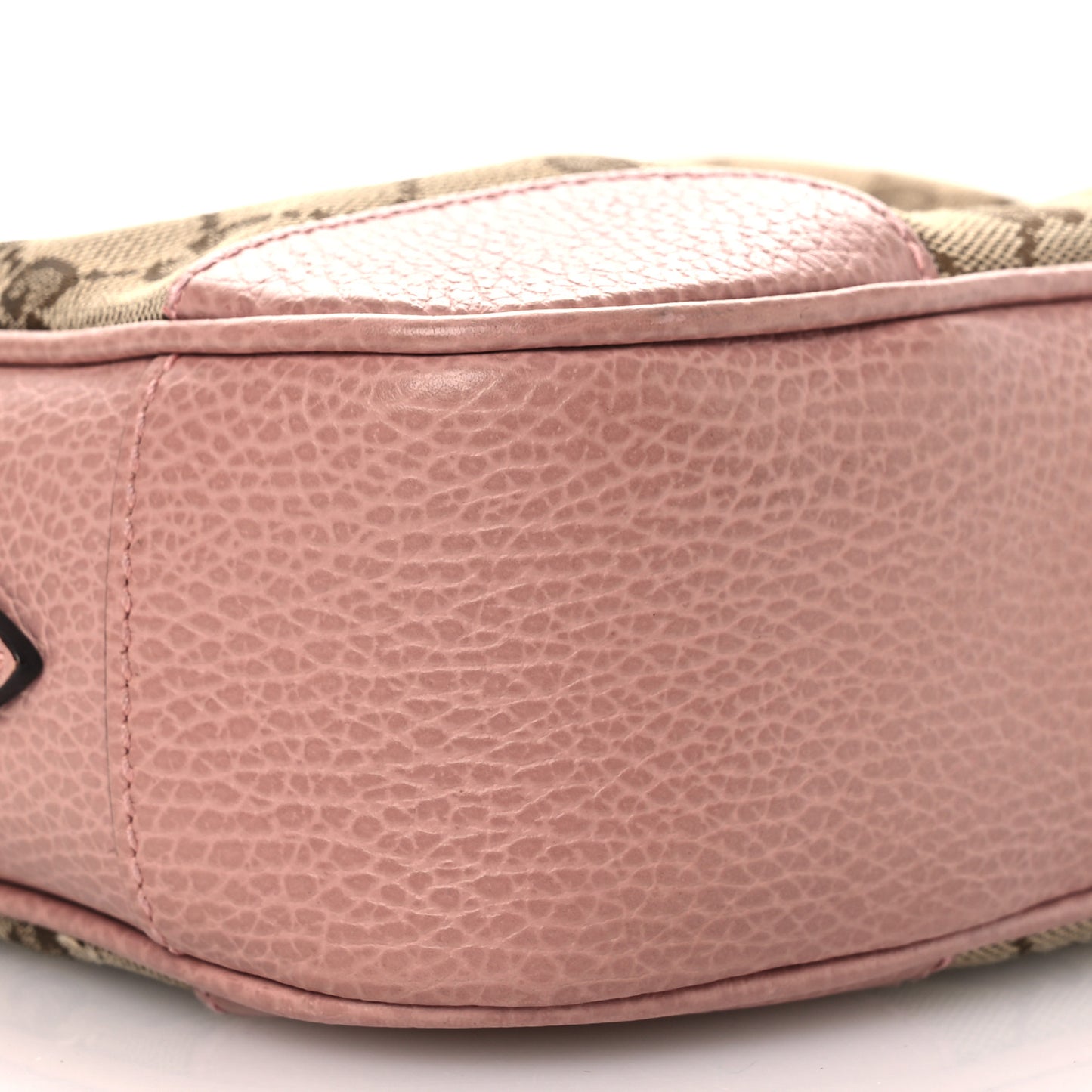 Monogram Mini Bree Messenger Bag Beige Soft Pink
