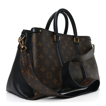Louis Vuitton Monogram Soufflot MM Black 3 of 9
