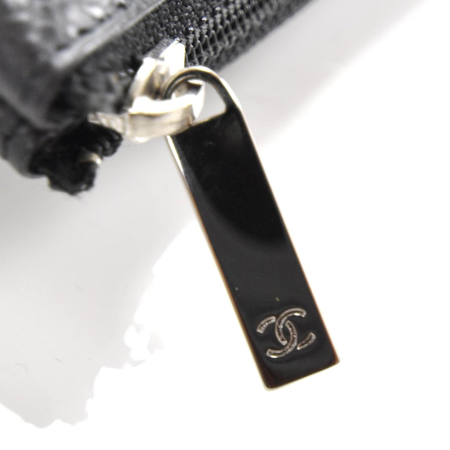 Caviar CC Flat Cosmetic Pouch Black