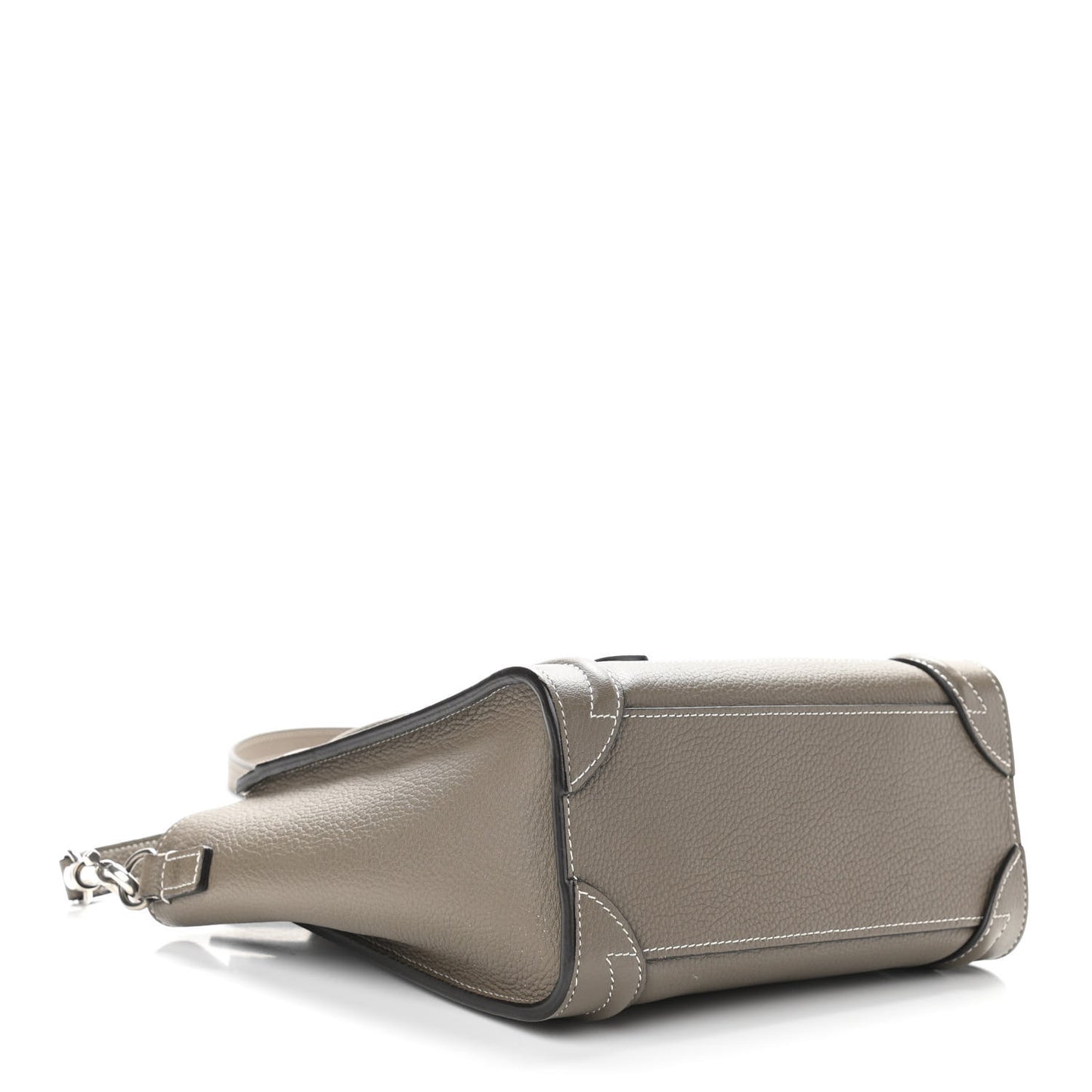 Drummed Calfskin Nano Luggage Souris