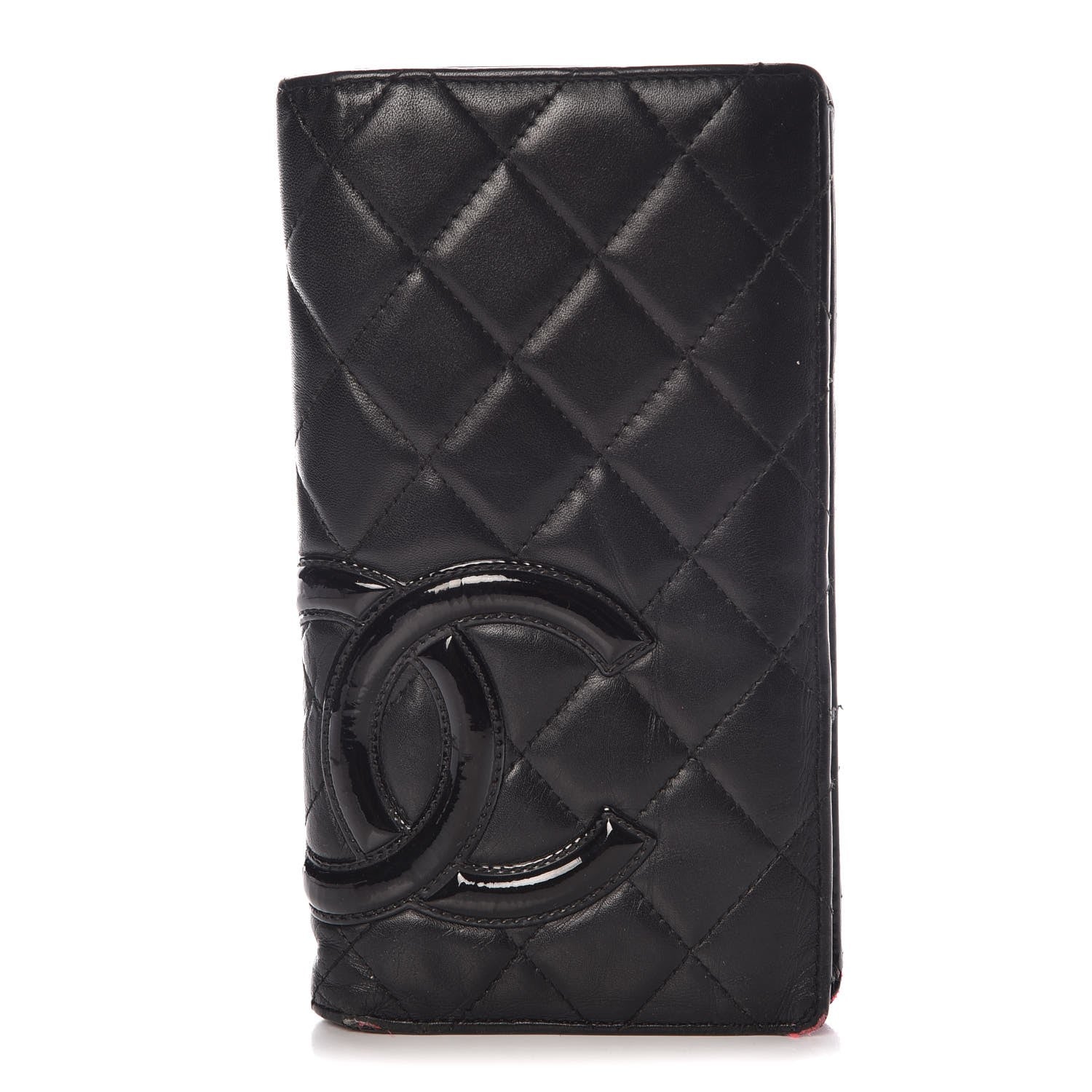Chanel Calfskin Quilted Cambon Yen Wallet Black 1 of 14