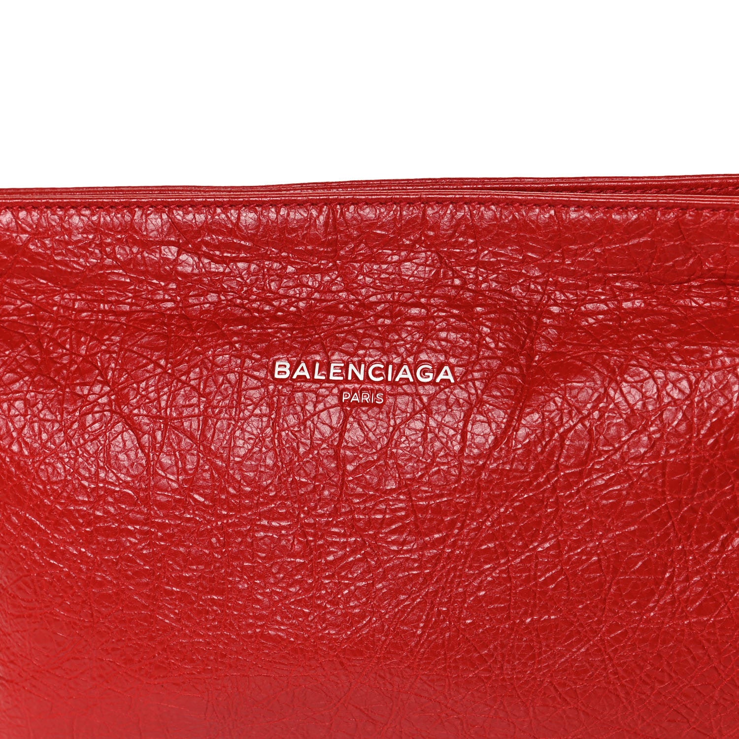 Balenciaga Agneau Arena Documents Case Bright Red 7 of 12