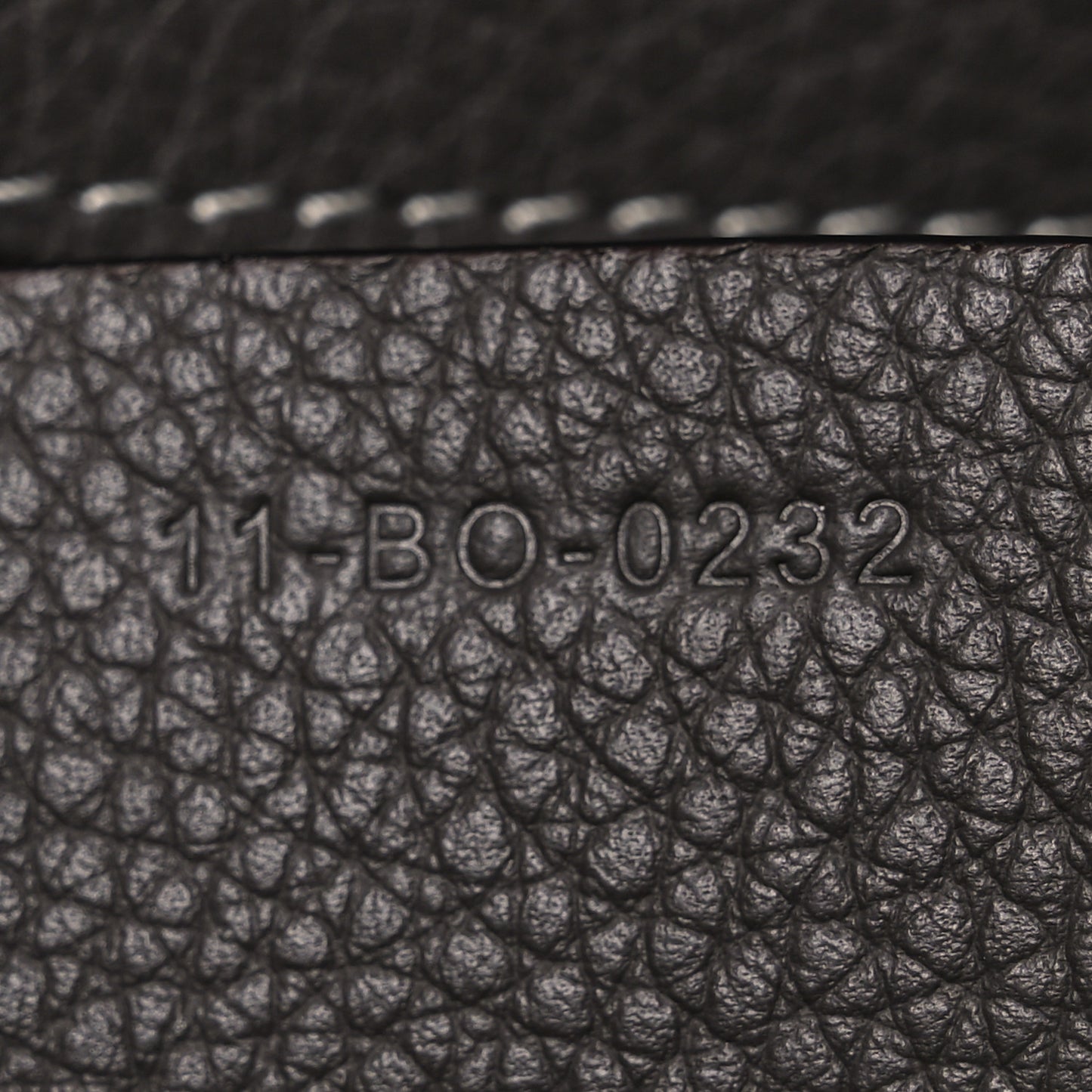Grained Calfskin Maxi Gallop Sling Bag Grey