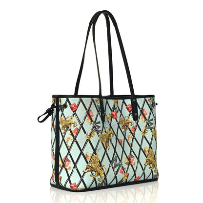 MCM Visetos Medium Reversible Shopper Tote Black 12 of 19