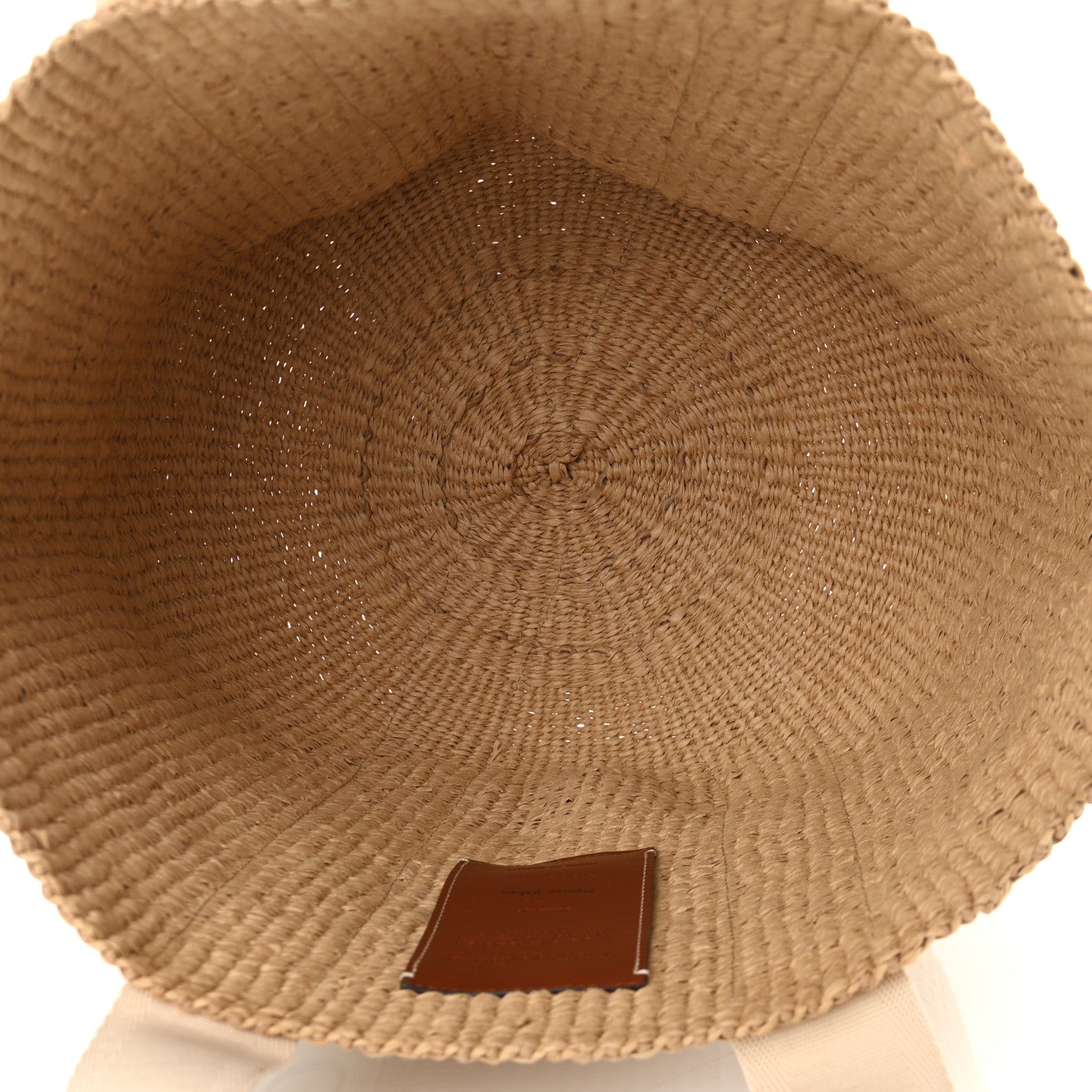 Chloe Raffia Large Woody Tote White 5 of 9