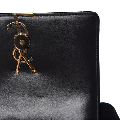 Saint Laurent Velvet Matelasse Vicky Backpack Black 11 of 11