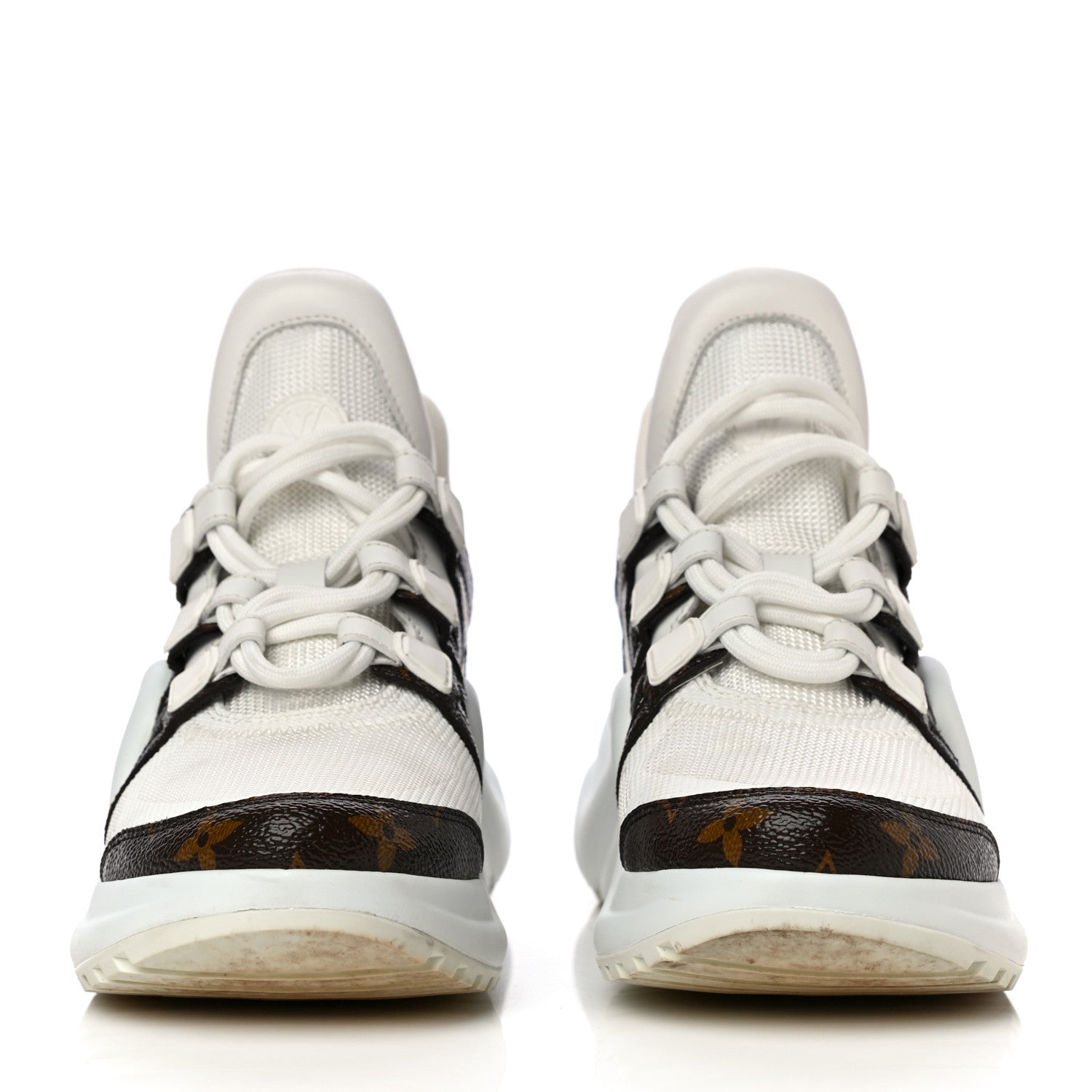 Louis Vuitton Patent Monogram LV Archlight Sneakers 37 White 2 of 19