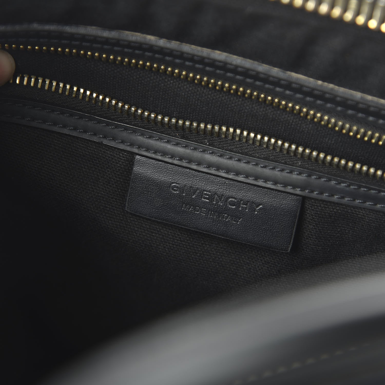 Givenchy Rubber Effect Calfskin Medium Antigona Black 8 of 10