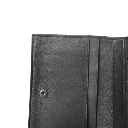 Bottega Veneta Nappa Intrecciato Continental Compact Flap Wallet Black 7 of 9