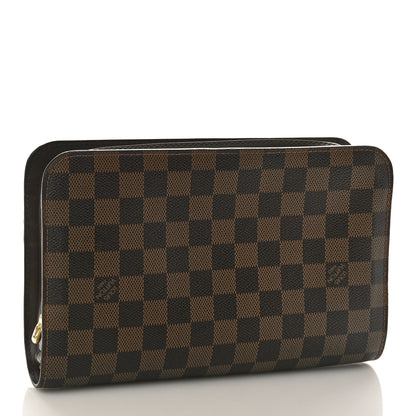 Louis Vuitton Damier Ebene Pochette Saint Louis Clutch 3 of 8