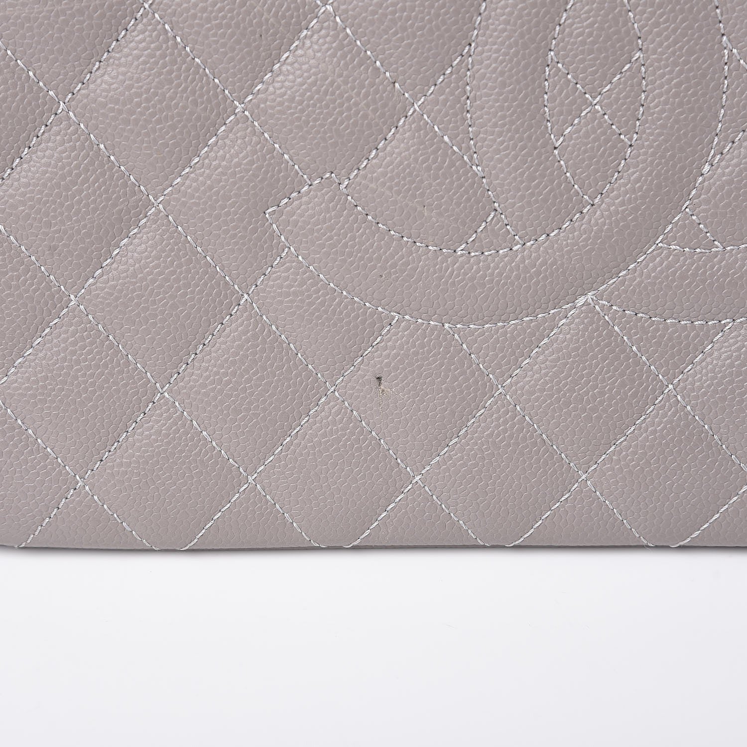 Chanel Caviar Quilted Grand Shopping Tote GST Gris Clair 8 of 15