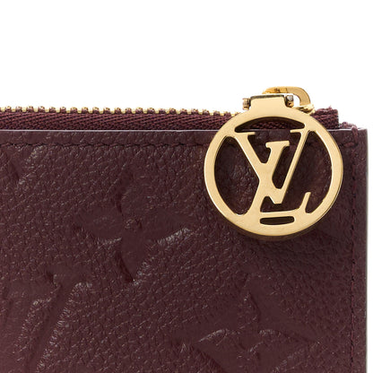 Louis Vuitton Empreinte Monogram Zipped Romy Card Holder Flamme 7 of 9