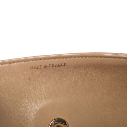 Chanel Lambskin Quilted Medium Single Flap Beige 7 of 13