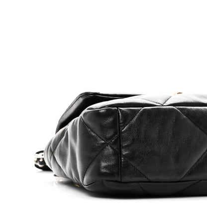 Chanel Goatskin Quilted Medium Chanel 19 Flap Black 9 of 10