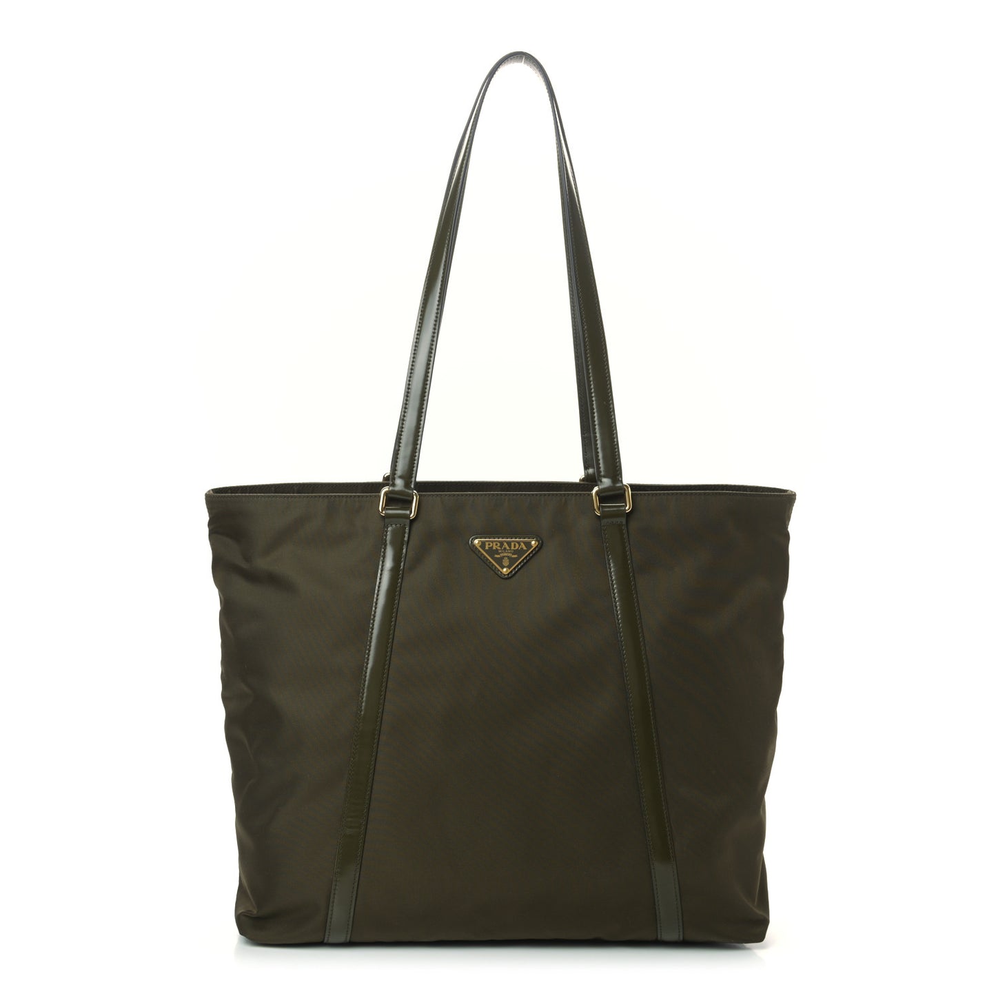 Tessuto Nylon Soft Calfskin Tote Militare
