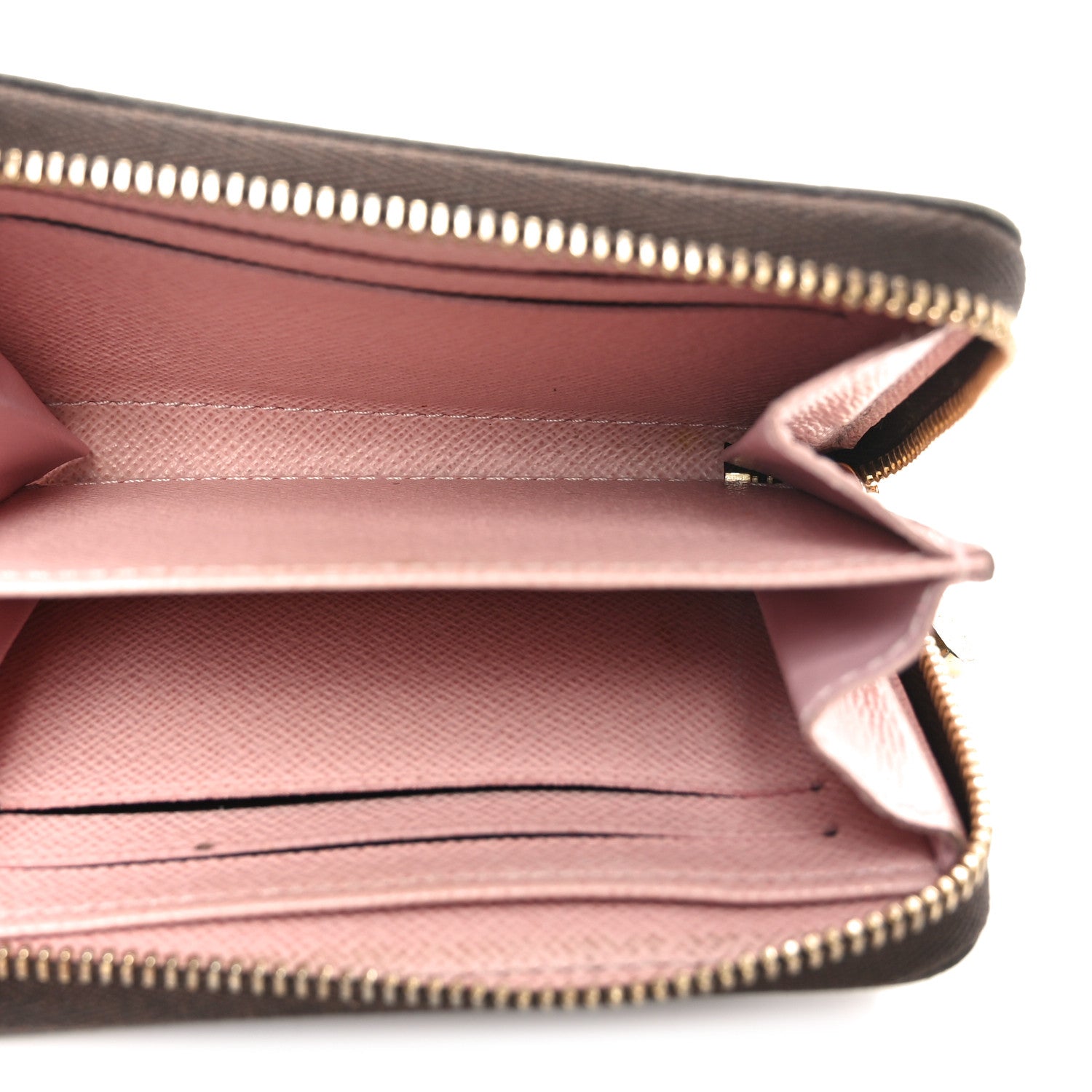 Louis Vuitton Damier Ebene Zippy Coin Purse Rose Ballerine 5 of 8