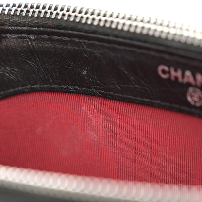 Chanel Aged Calfskin Quilted Small Gabrielle Clutch With Chain Black 11 of 15