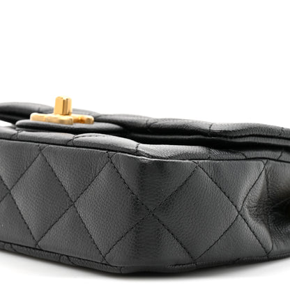 Chanel Caviar Quilted Mini Sweetheart Rectangular Flap Black 9 of 11