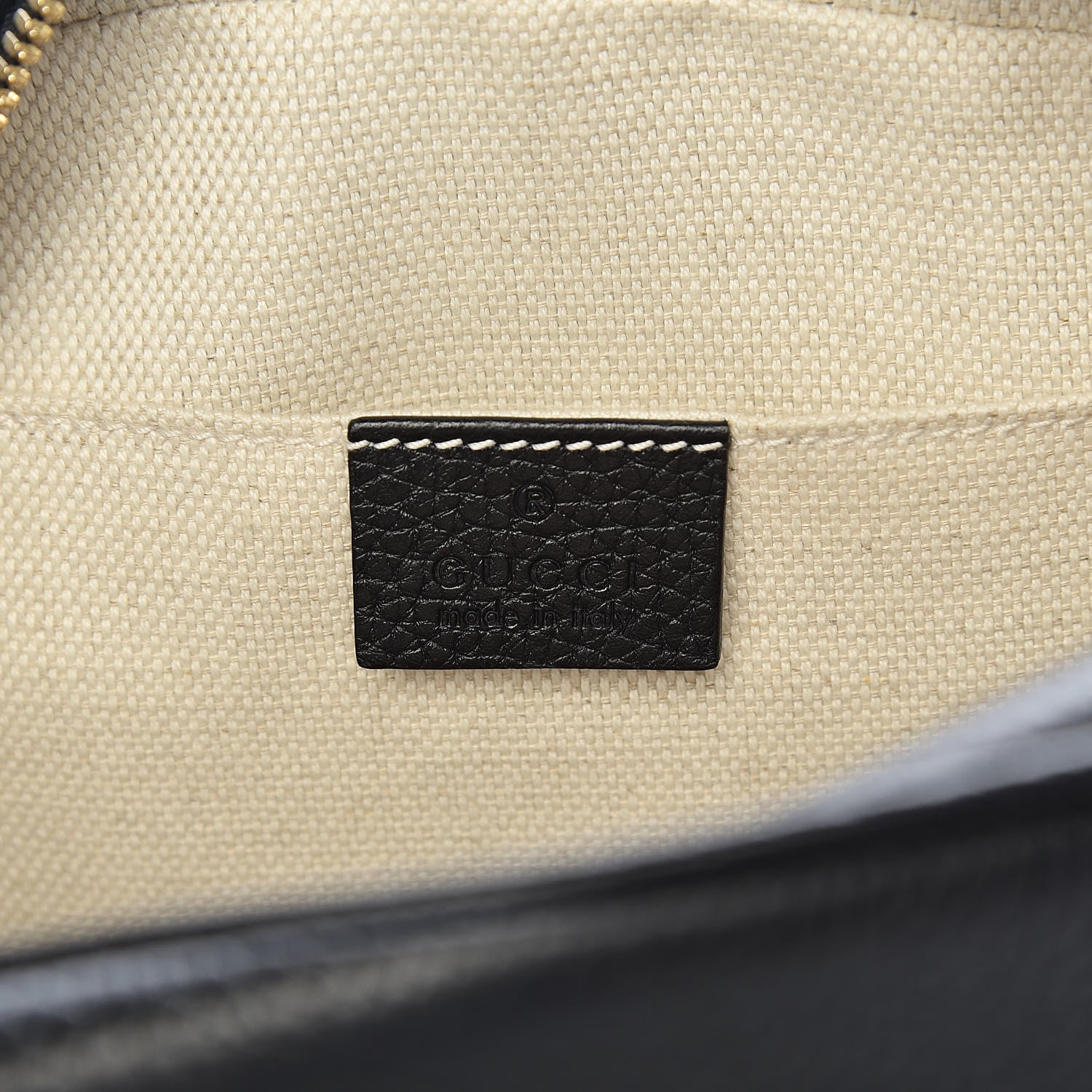 Gucci Pebbled Calfskin Small Soho Disco Bag Black 6 of 10