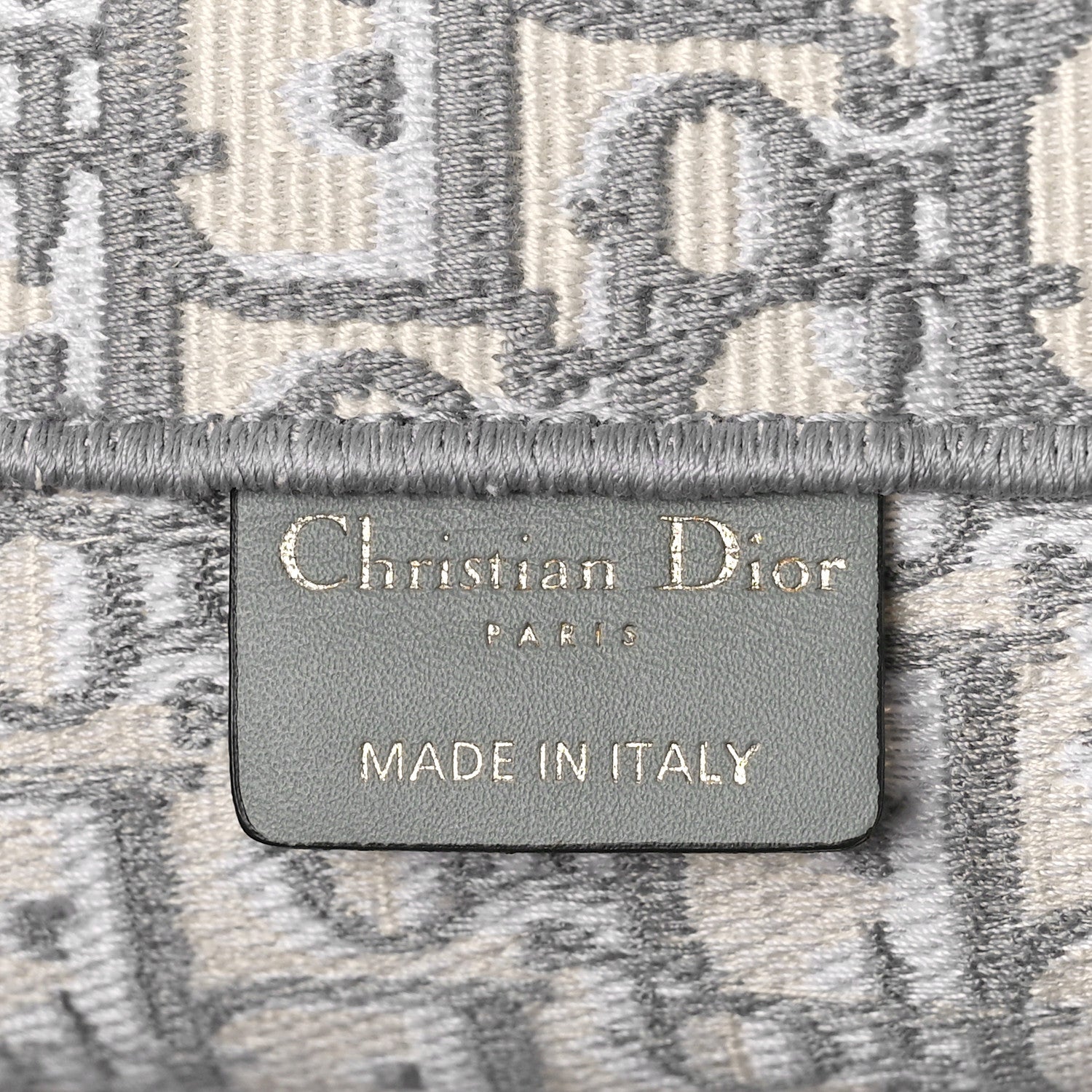 Christian Dior Oblique Medium Book Tote Grey 6 of 10