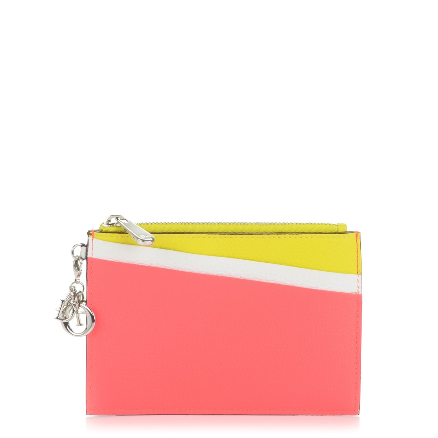 Bullcalf Tri-Color Diorissimo Card Holder Vert Acide