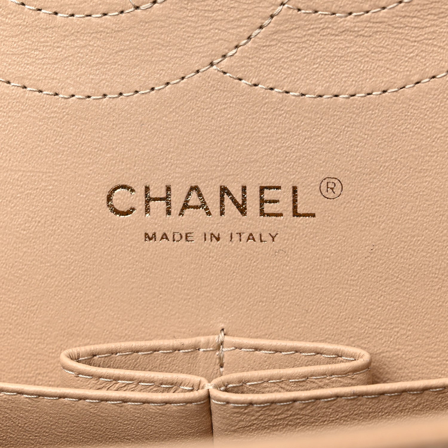 Chanel Caviar Quilted Jumbo Double Flap Beige 6 of 9