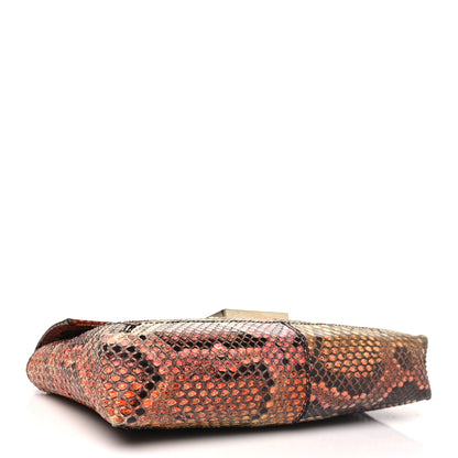 Fendi Snakeskin Maxi Baguette Bag Multicolor 4 of 10