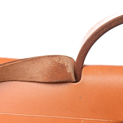 Hermes Toile Vache Calfskin Herbag Cabin Natural 9 of 20