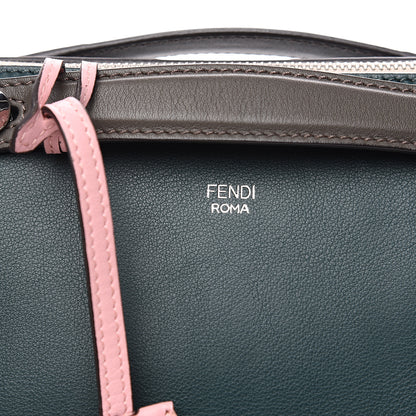 Fendi Vitello Dolce 4 Color Medium By The Way Boston Bag Verde Inglese Multicolor 8 of 11