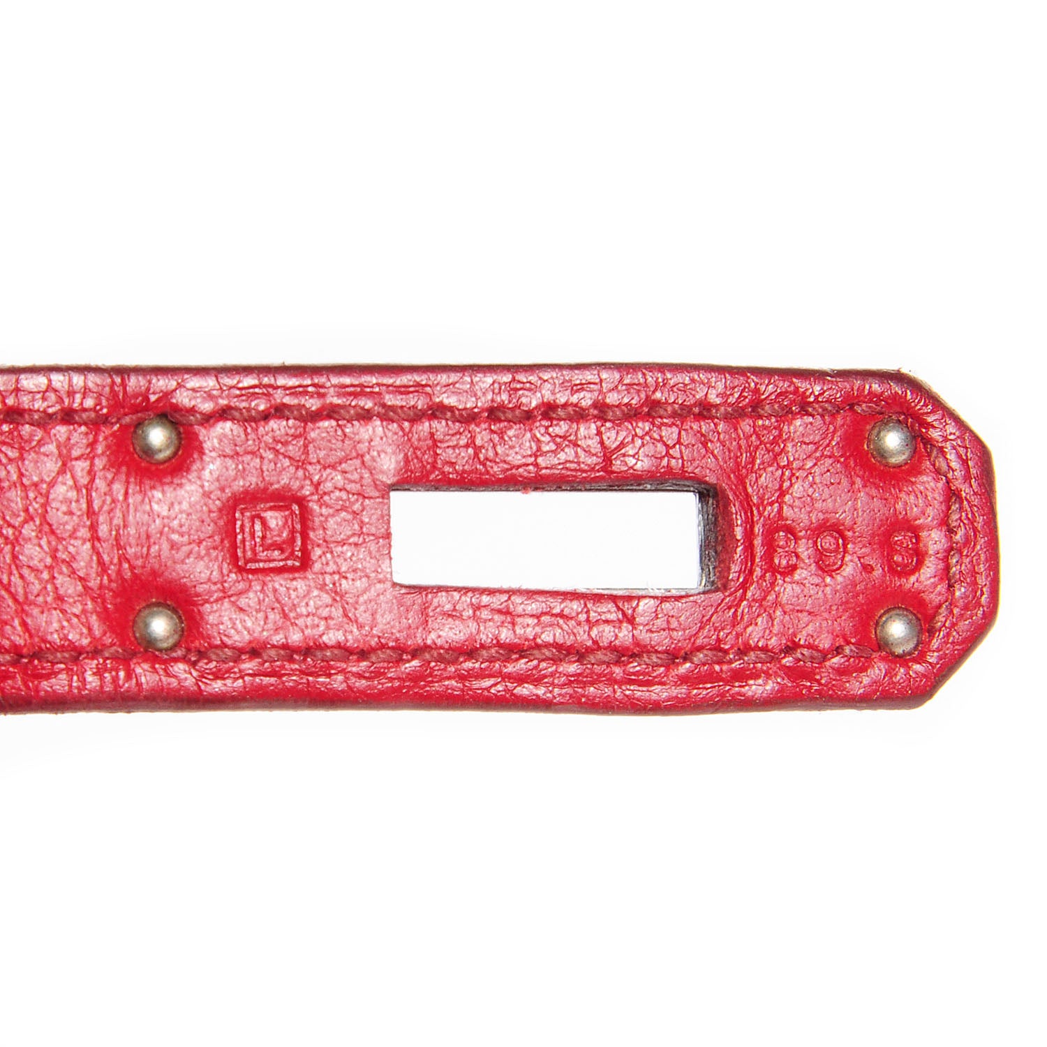 Hermes Taurillon Clemence Kelly Retourne 32 Rouge Garance 16 of 25