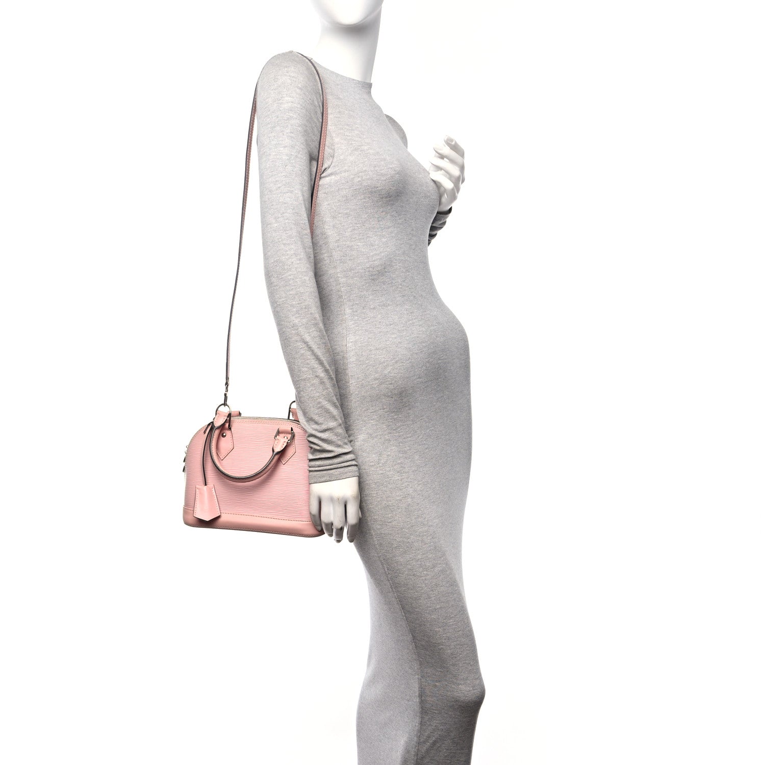 Louis Vuitton Epi Alma BB Rose Ballerine 2 of 11