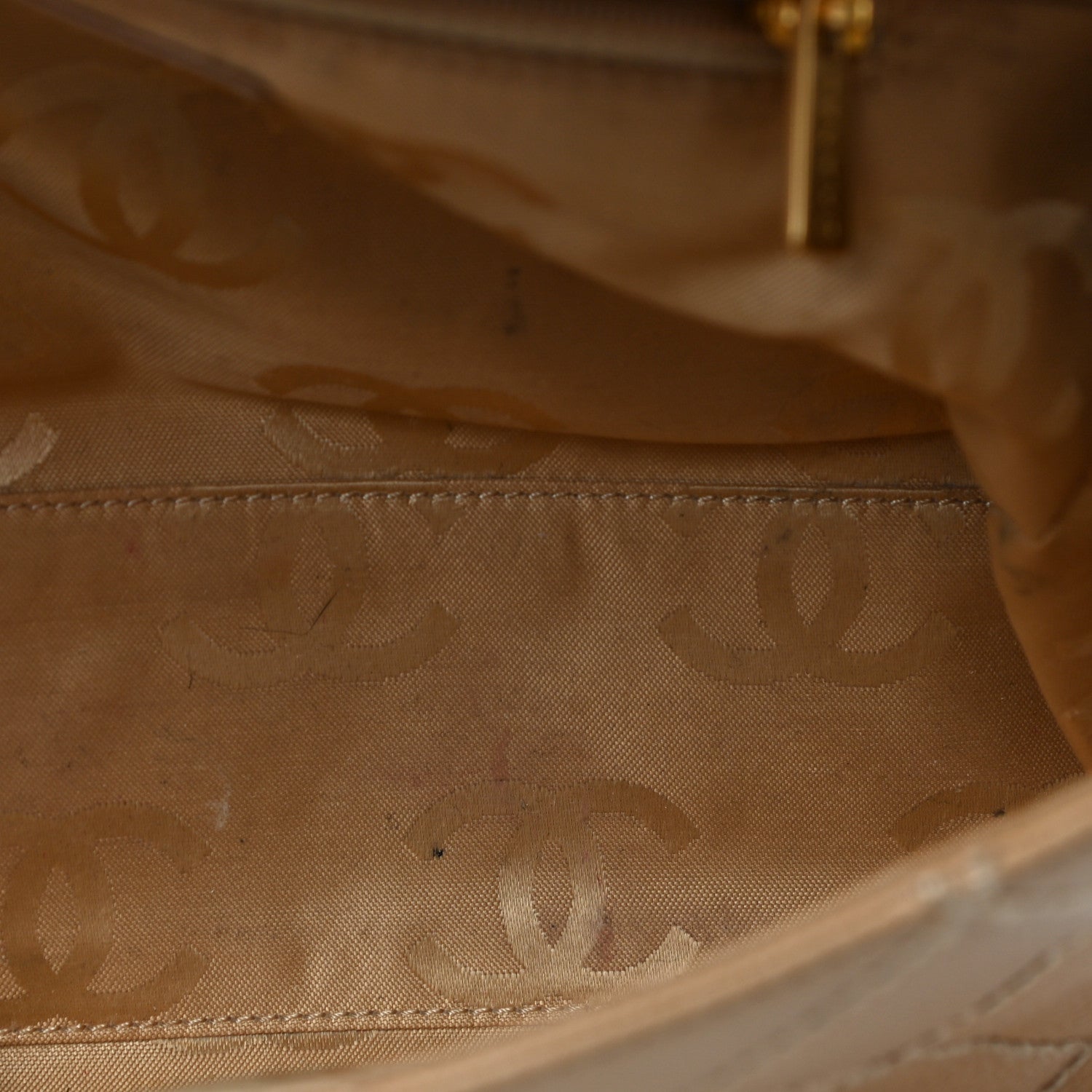 Chanel Caviar Quilted Wild Stitch Medium Single Flap Beige 12 of 16