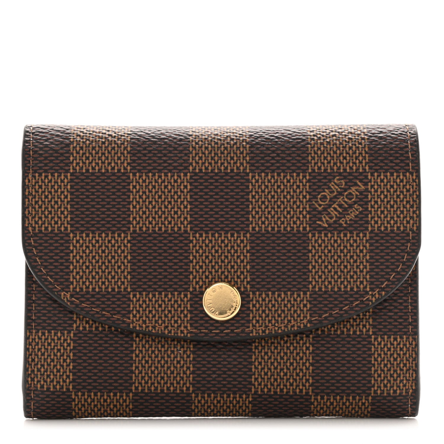 Louis Vuitton Damier Ebene Rosalie Coin Purse Rose Ballerine 1 of 6